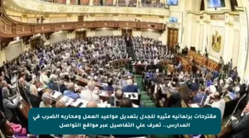 مقترحات برلمانية مثيرة للجدل بتعديل مواعيد العمل ومحاربة الضرب في المدارس.. تعرف على التفاصيل عبر مواقع التواصل